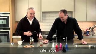 How to make a frappé coffee using an aerolatte milk frother [upl. by Manly]