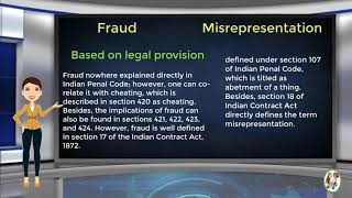 What is Difference Between Fraud amp Misrepresentation [upl. by Stacia873]