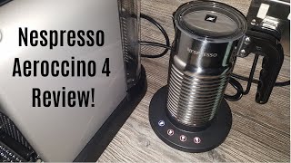 Nespresso Aeroccino 4 Milk Frother Review  Worth upgrading from the Aeroccino 3 [upl. by Sumerlin708]