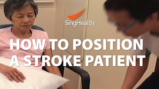 How To Position A Stroke Patient [upl. by Aiciram]