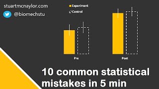 Ten Statistical Mistakes in 5 Min [upl. by Patterson]