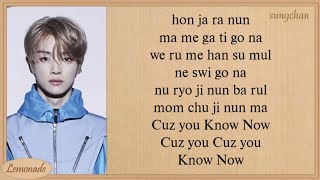 NCT U  Know Now Easy Lyrics [upl. by Ayikaz620]