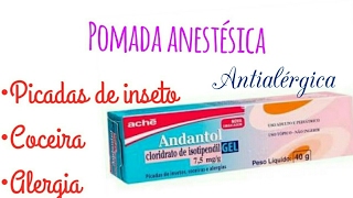 Resenha PomadaAndantol Gel [upl. by Rupert54]