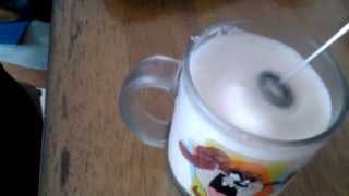 Aerolatte Review Frothing Cold Milk In Under 1 Minute [upl. by Rimhsak]