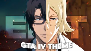 Aizen x Urahara  GTA IV Theme Edit [upl. by Odranoel]